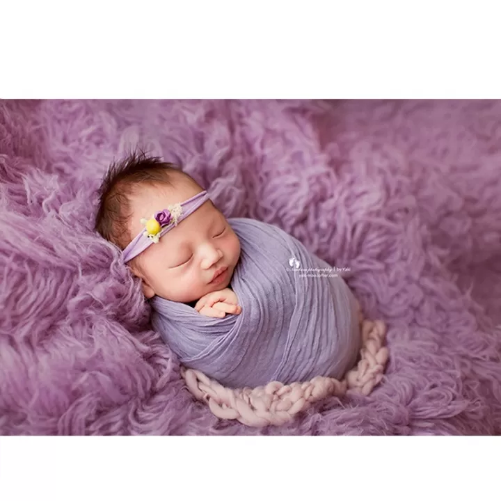 صوف خروف طبيعي لتصوير المواليد