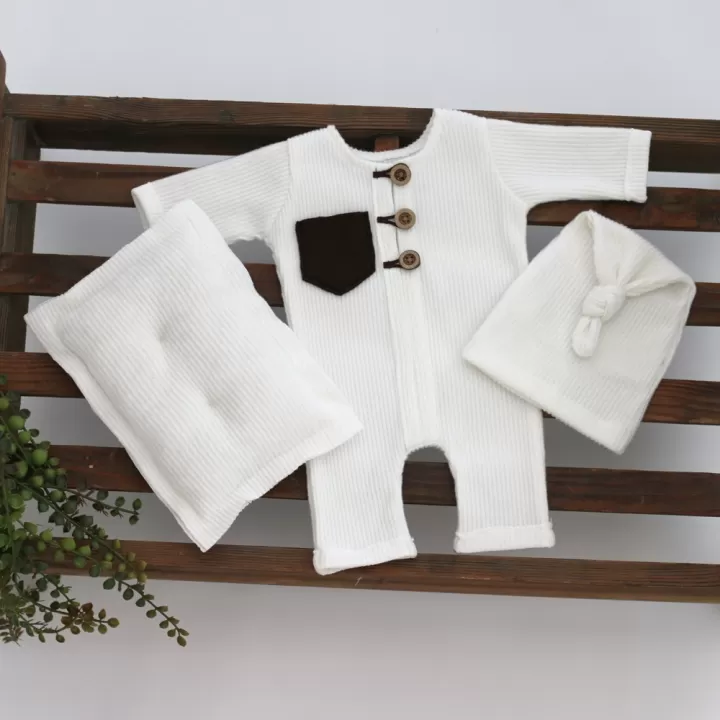 طقم مكون من ثلاثة قطع لتصوير المواليد