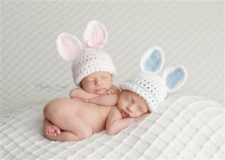 قبعة من الصوف بثيم ارنب