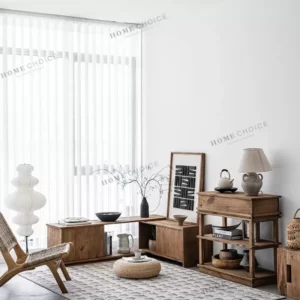 طاولة كونسول ريفية من خشب الصنوبر الطبيعي