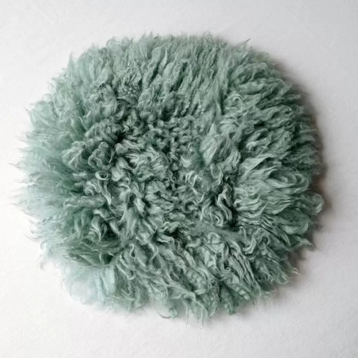 فلوكاتي دائري - صوف خروف استرالي بعدة الوان