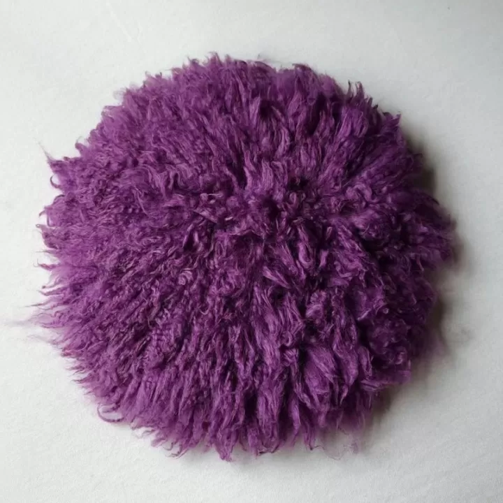 فلوكاتي دائري - صوف خروف استرالي بعدة الوان