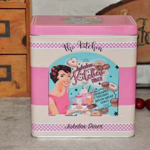 علبة معدنيه بفتحة من الامام