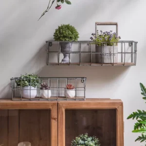 طقم سلة معدنيه جدارية