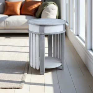 طاولة خدمة جانبيه من خشب الصنوبر الطبيعي