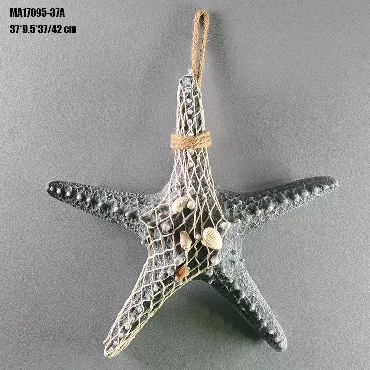 نجمة البحر الديكورية - تحفة فنية بمقاس 37 × 9.5 بوصة (37/42 سم)