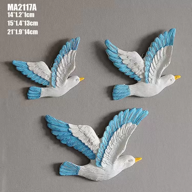 طقم طيور جدارى - ٣ قطع بمقاسات مختلفة